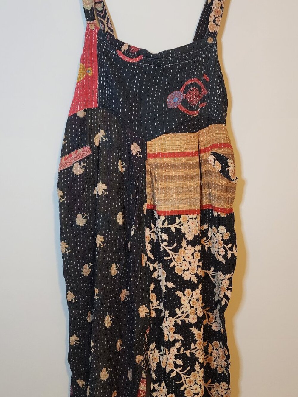 Kantha Bae Crossroads Jumpsuit TRUE BLACK Kantha Adjustable Wide Leg OS